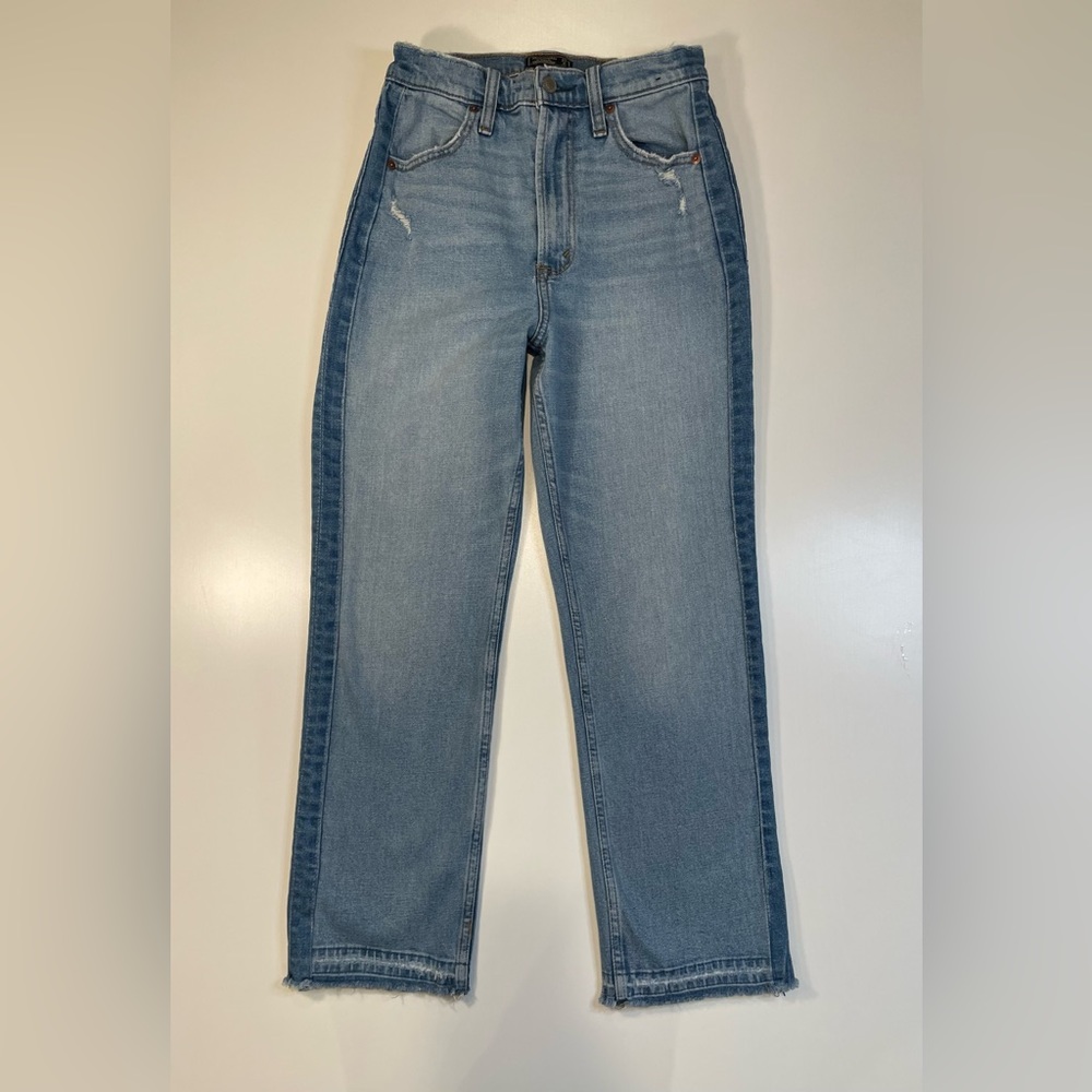 Abercrombie & Fitch Zoe Natural Rise Ankle Straight Size 27 4 Regular